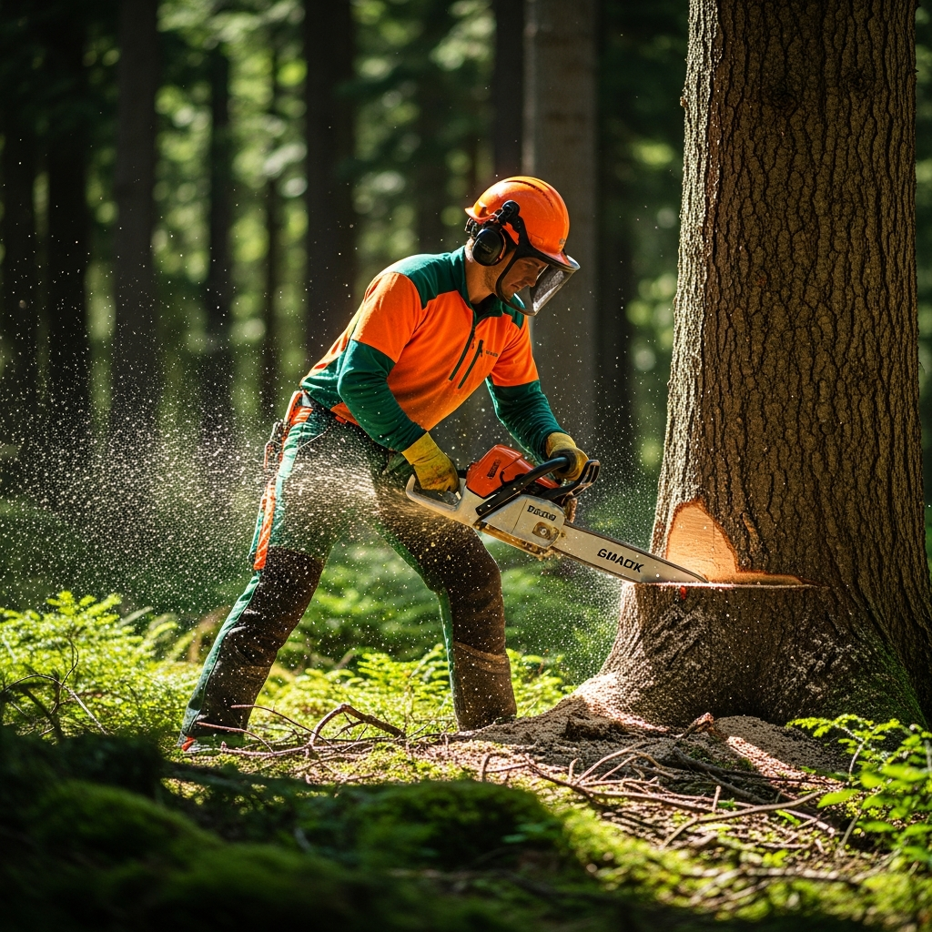 Abatteur manuel (Forêt) / Abatteuse manuelle