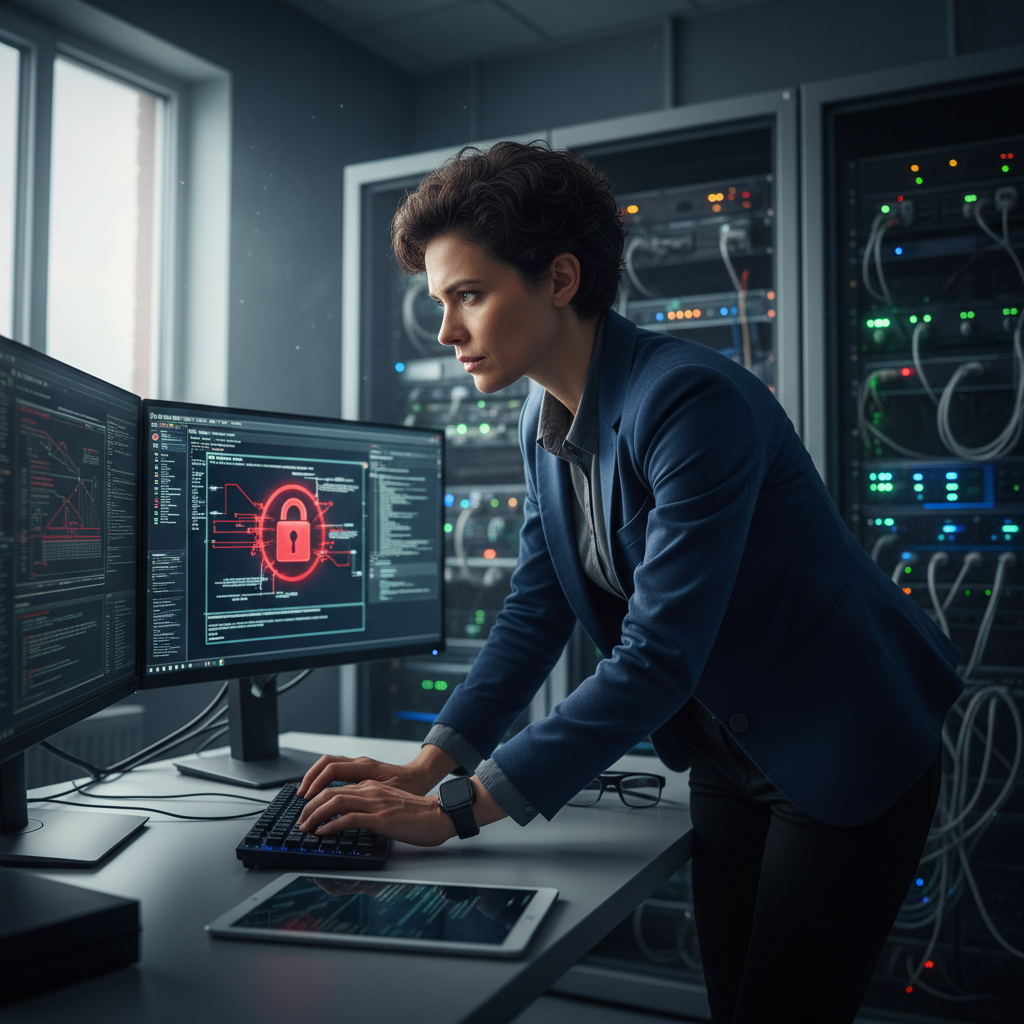 Administrateur de sécurité informatique protégeant les systèmes contre les cyberattaques - Formation en cybersécurité Belgique