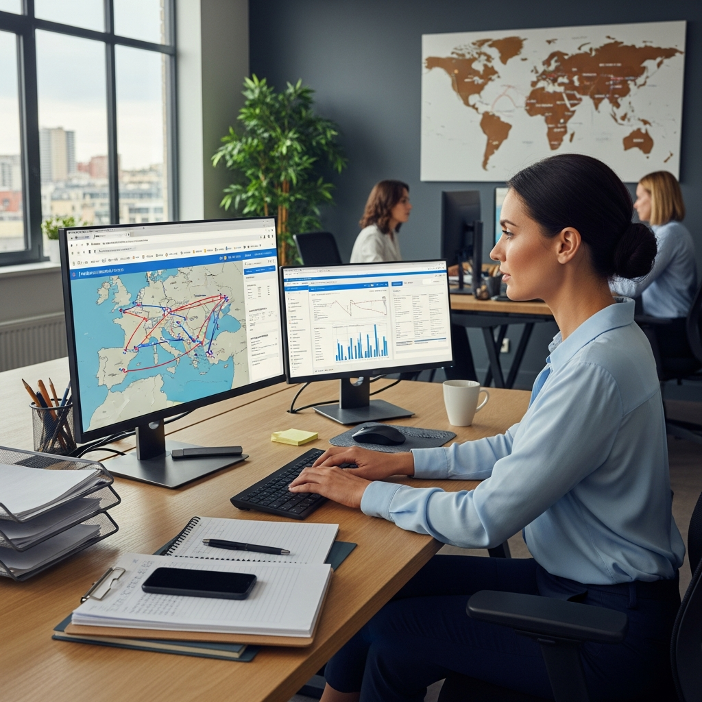 Affréteur routier / Affréteuse routière