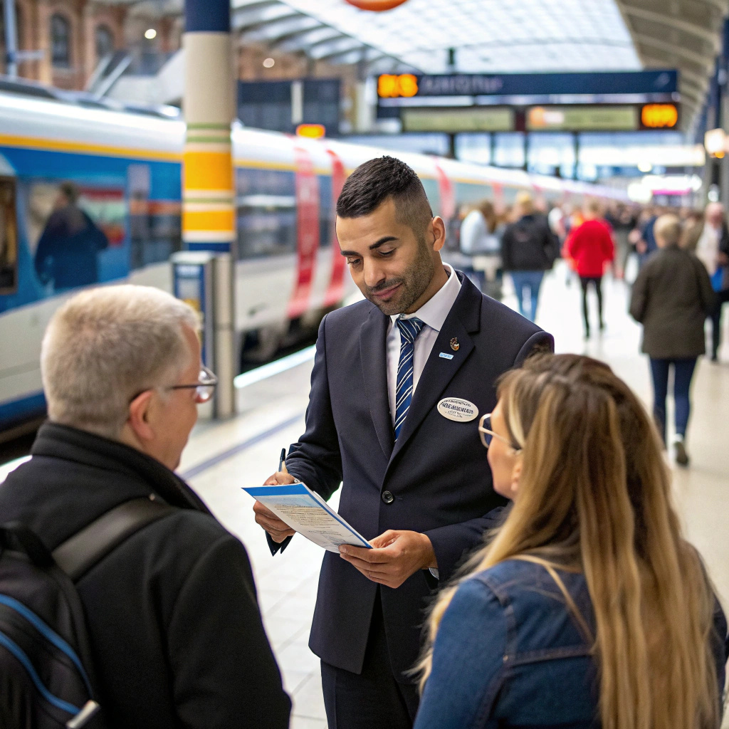Agent commercial / Agente commerciale en gare
