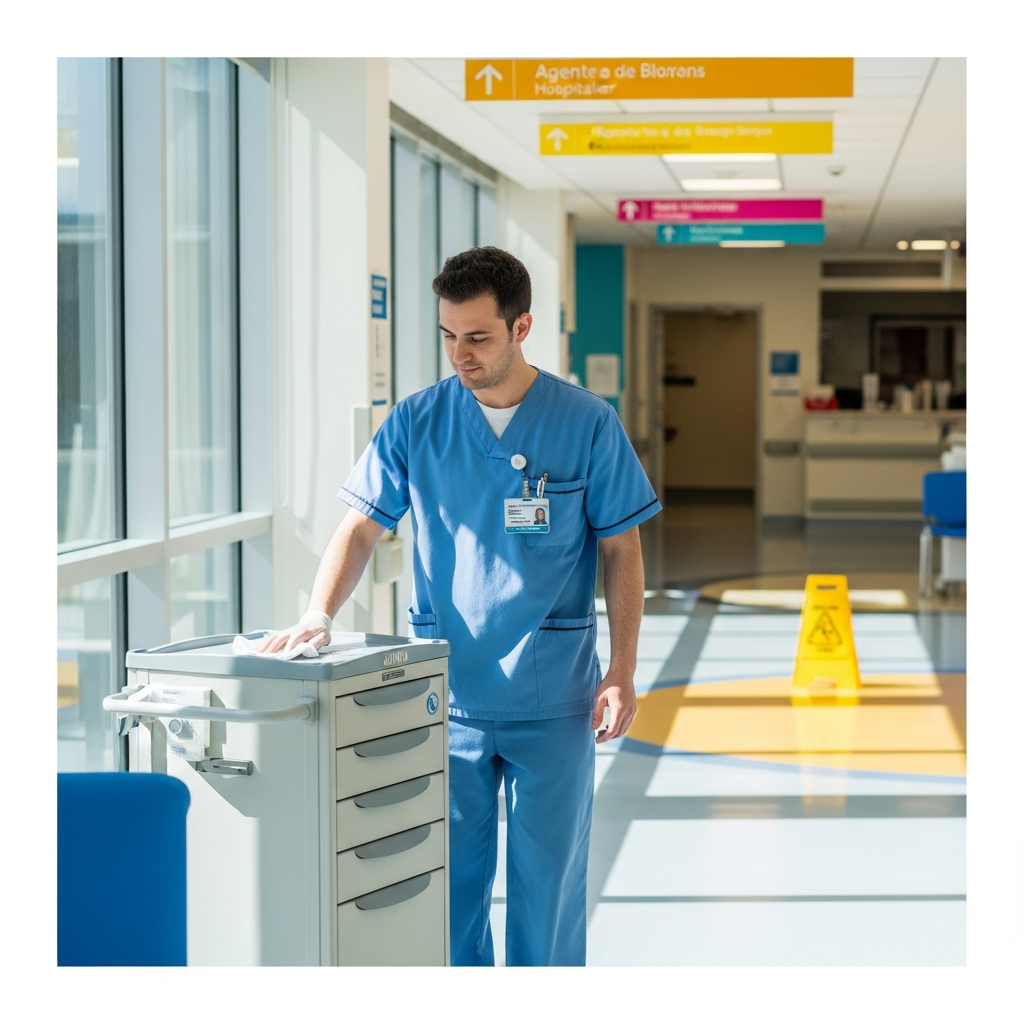 Agent de bionettoyage hospitalier / Agente de bionettoyage hospitalier