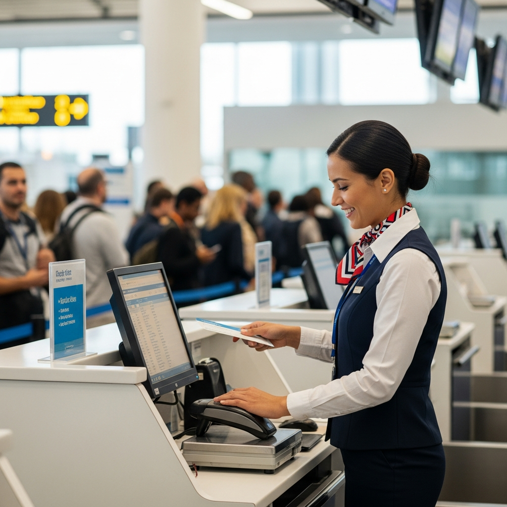 Agent de check-in / Agente de check-in