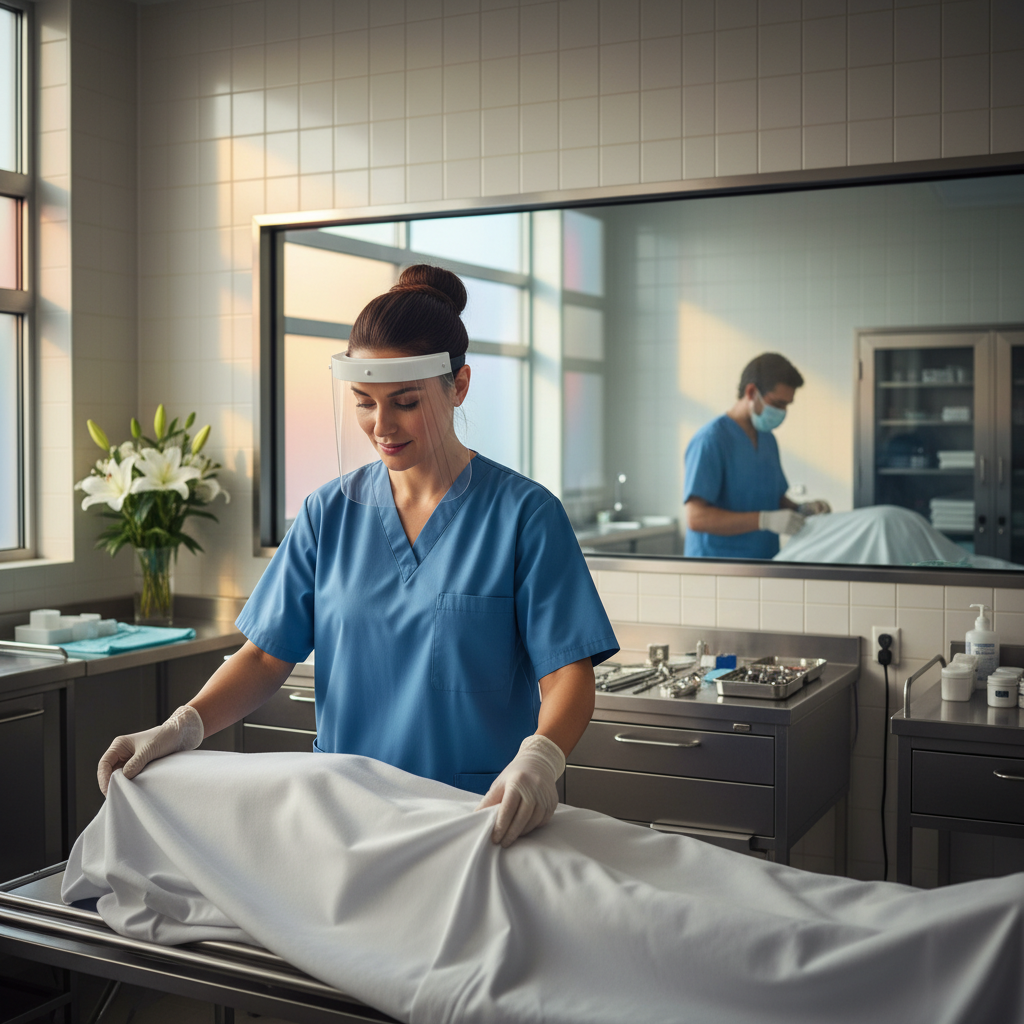 Agent de morgue / Agente de morgue