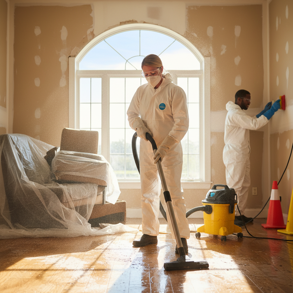 Agent de nettoyage après sinistre / Agente de nettoyage après sinistre