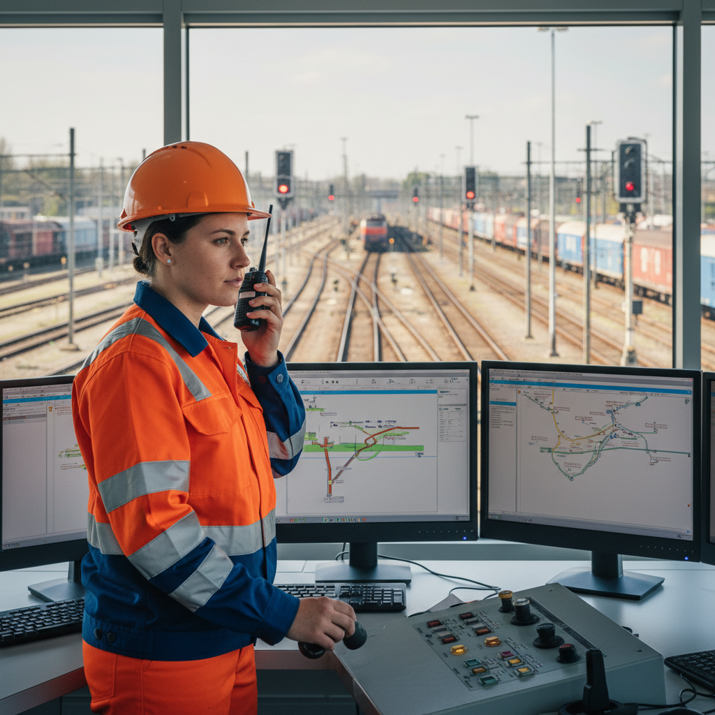 Agent / Agente de triage ferroviaire