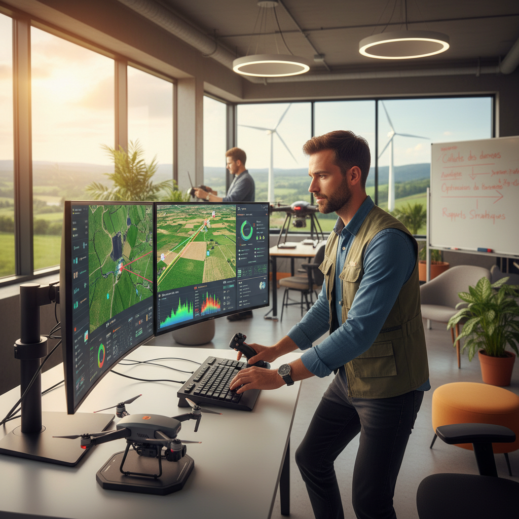 Analyste de données de drone