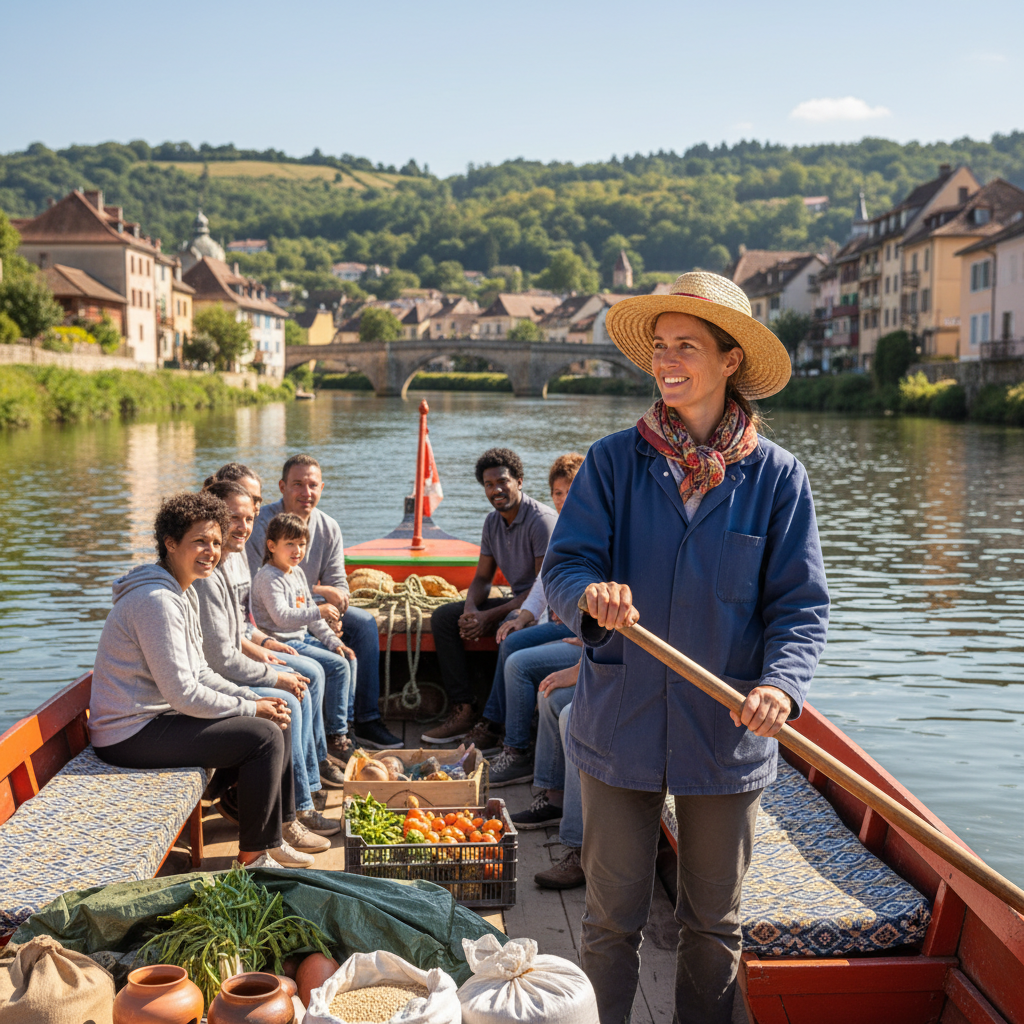 Batelier (Transport fluvial) / Batelière