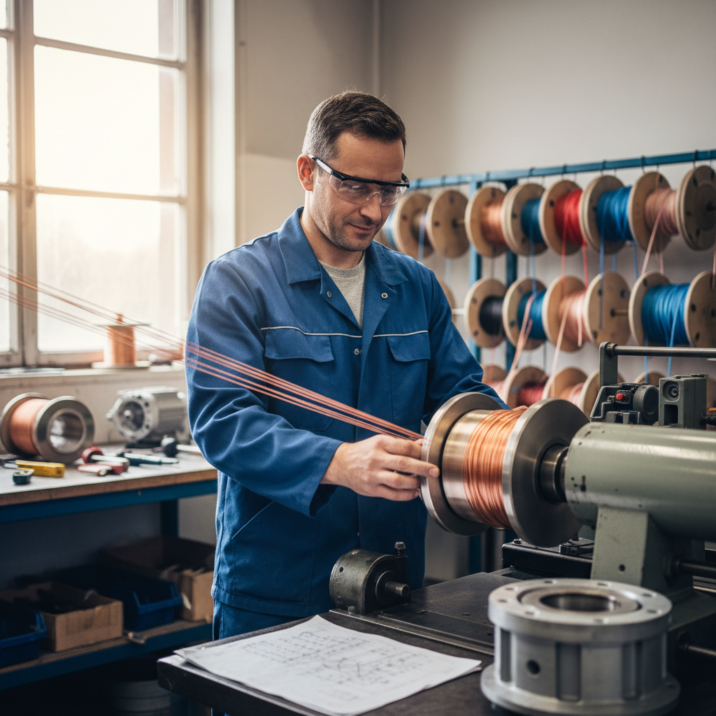 Bobineur (Moteurs électriques) / Bobineuse