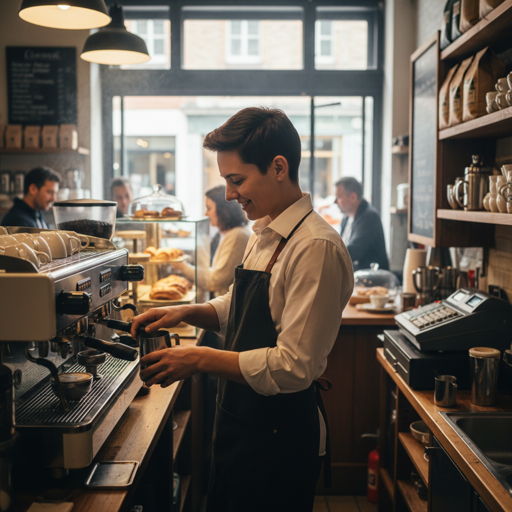 Cafetier, Patron de café / Cafetière, Patronne de café