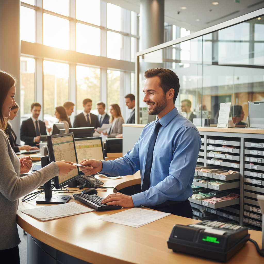 Caissier central / Caissière centrale