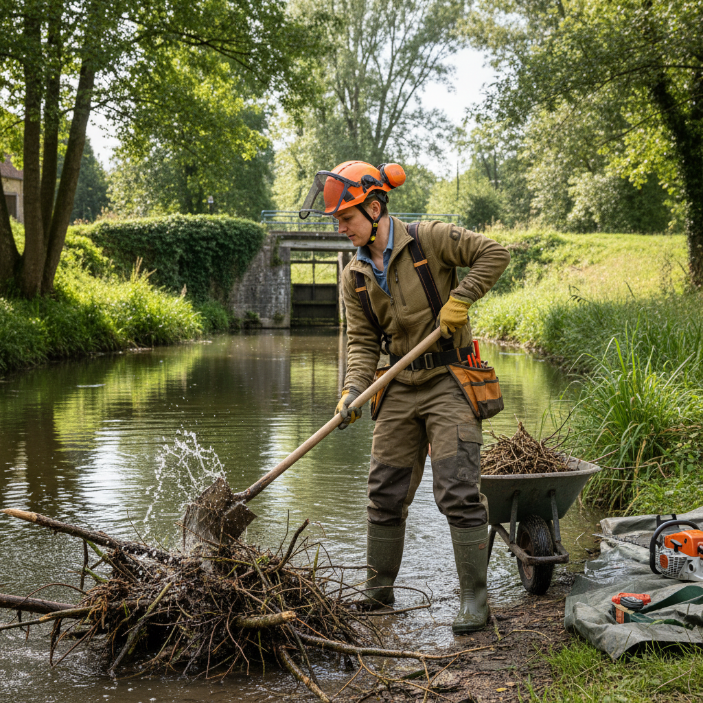 Cantonnier / Cantonnière de rivières