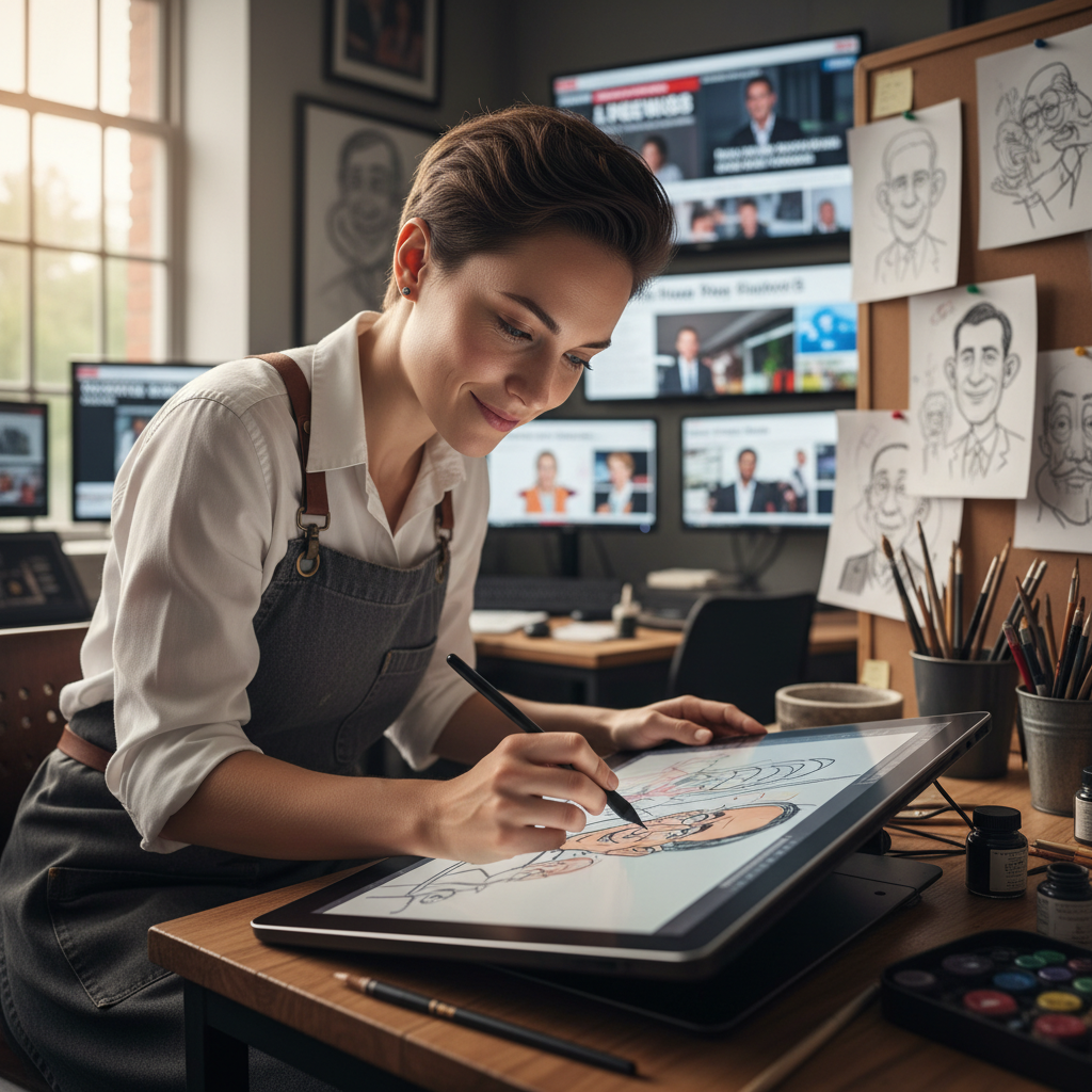 Caricaturiste – Dessinateur / Dessinatrice de presse