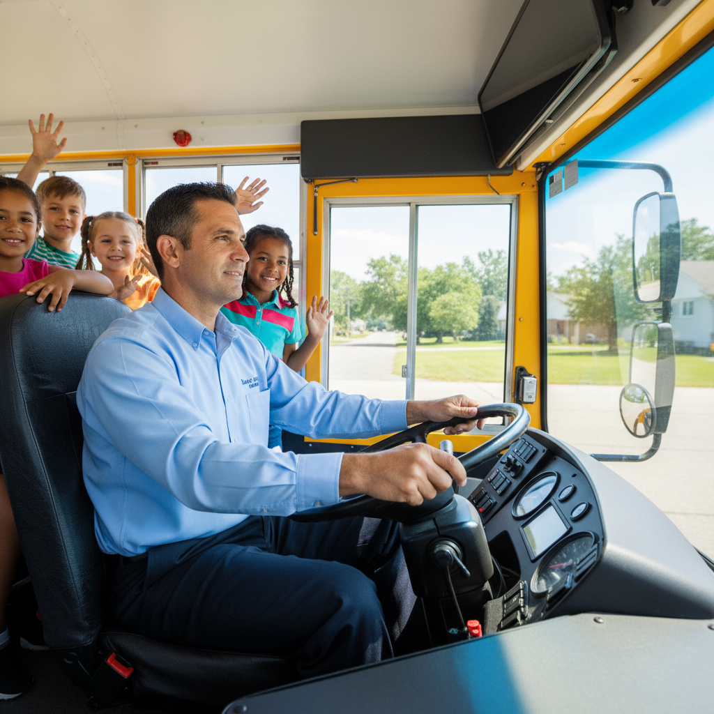 Chauffeur de bus scolaire / Chauffeuse de bus scolaire