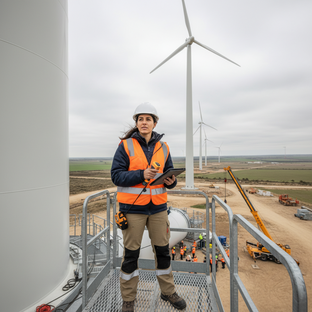 Chef·fe de chantier éolien