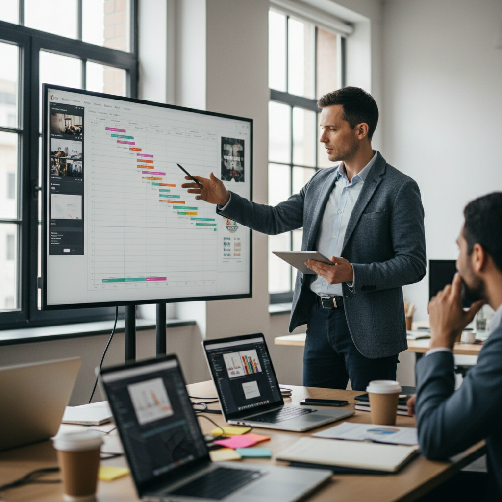 Chef·fe de production en publicité