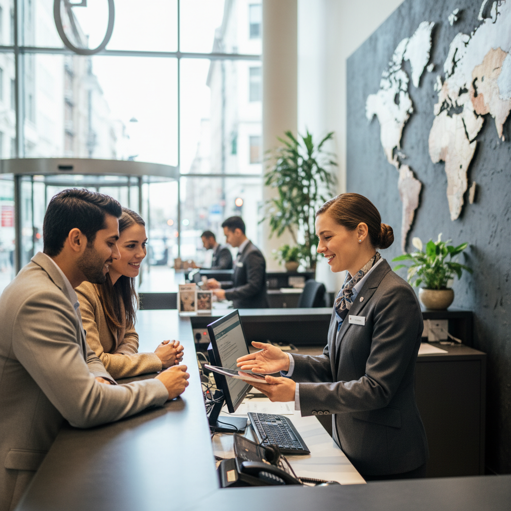 Chef/Cheffe réceptionniste en hôtellerie