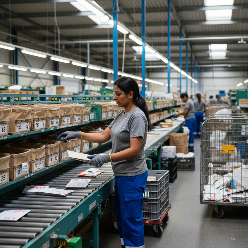 Collaborateur/Collaboratrice de centre de tri postal