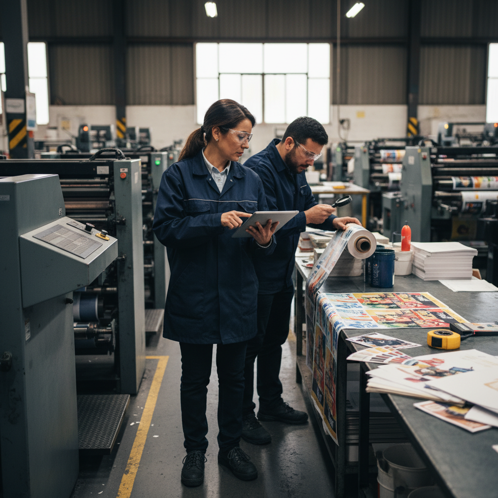 Commercial·e en imprimerie