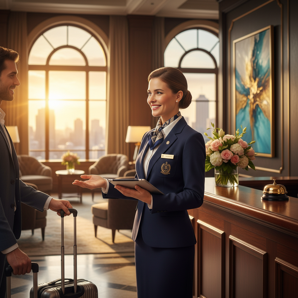 Concierge de résidence de luxe