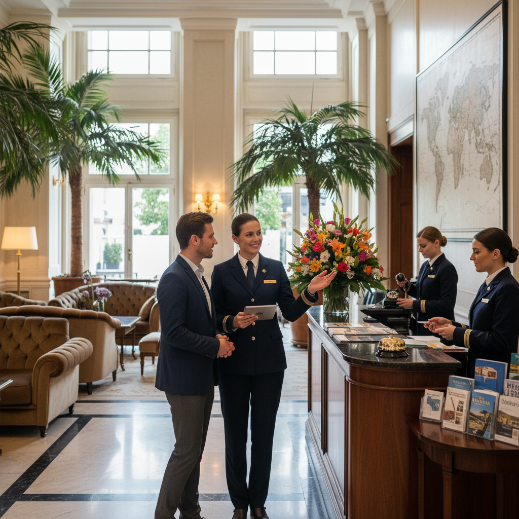 Concierge d'hôtel (Clés d'Or)