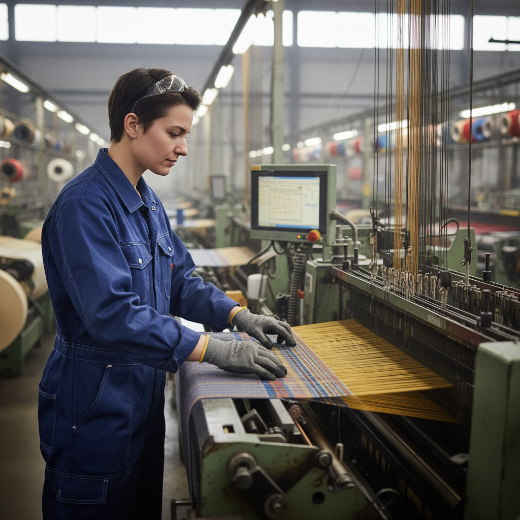 Conducteur/Conductrice de machines de fabrication textile