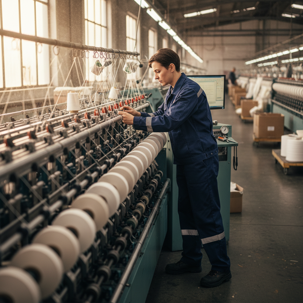 Conducteur/Conductrice de machines de filature textile