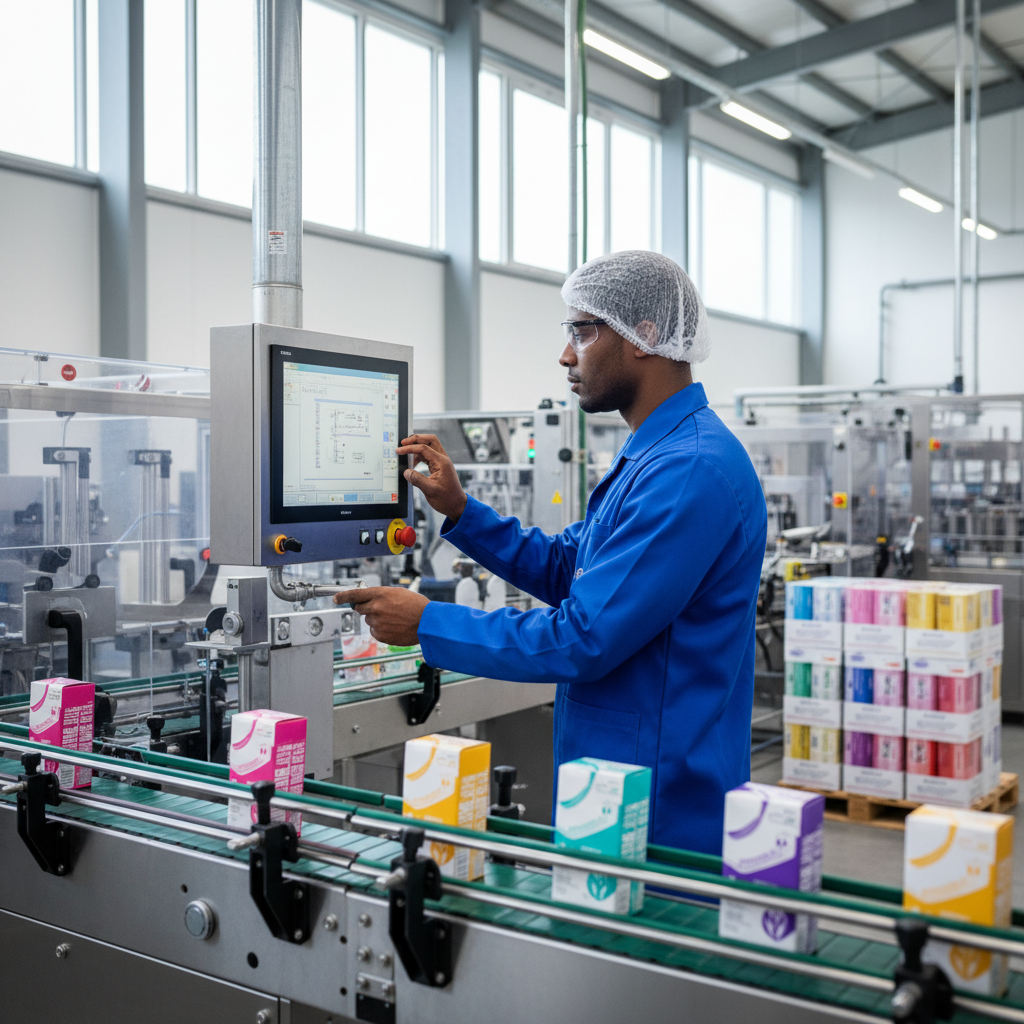 Conducteur de ligne de conditionnement / Conductrice de ligne de conditionnement