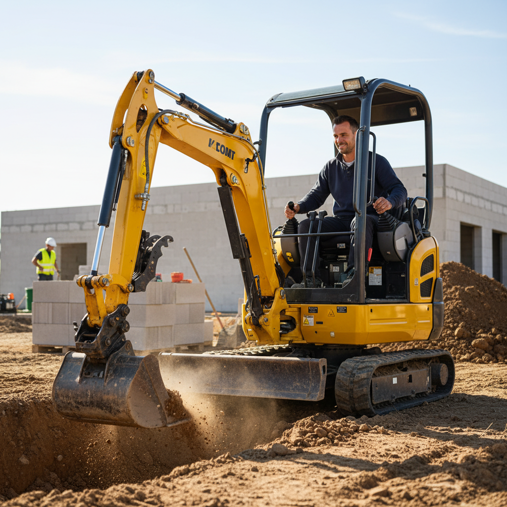 Conducteur de mini-pelle / Conductrice de mini-pelle