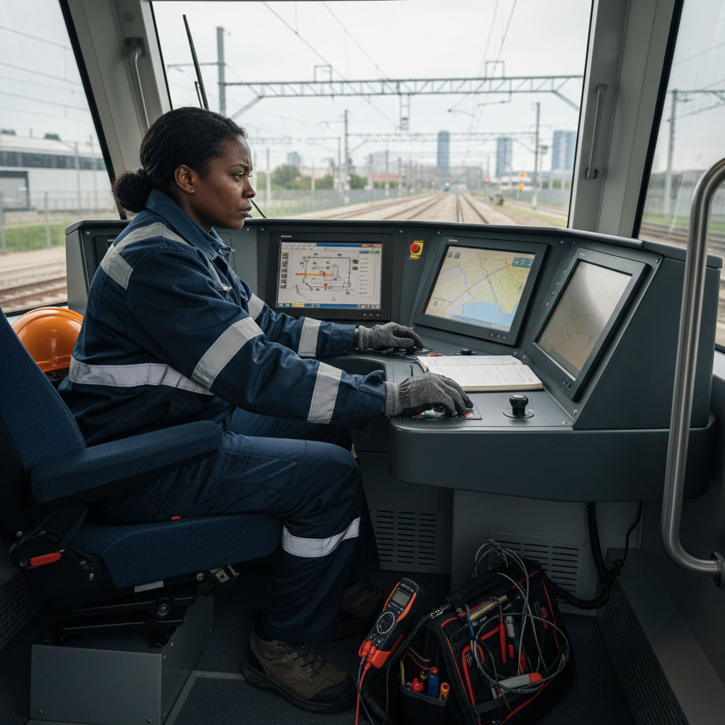 Conducteur·rice de train technique