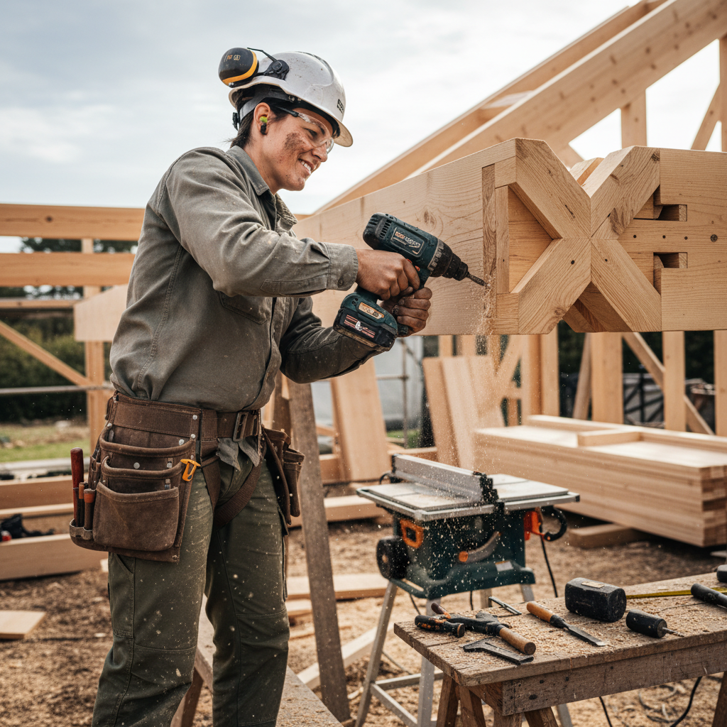 Constructeur/Constructrisse de maisons en bois