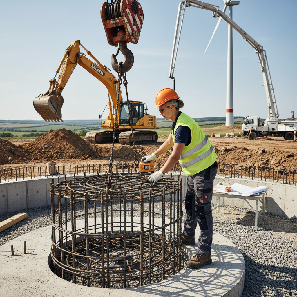 Constructeur/Constructrice de fondation éolienne