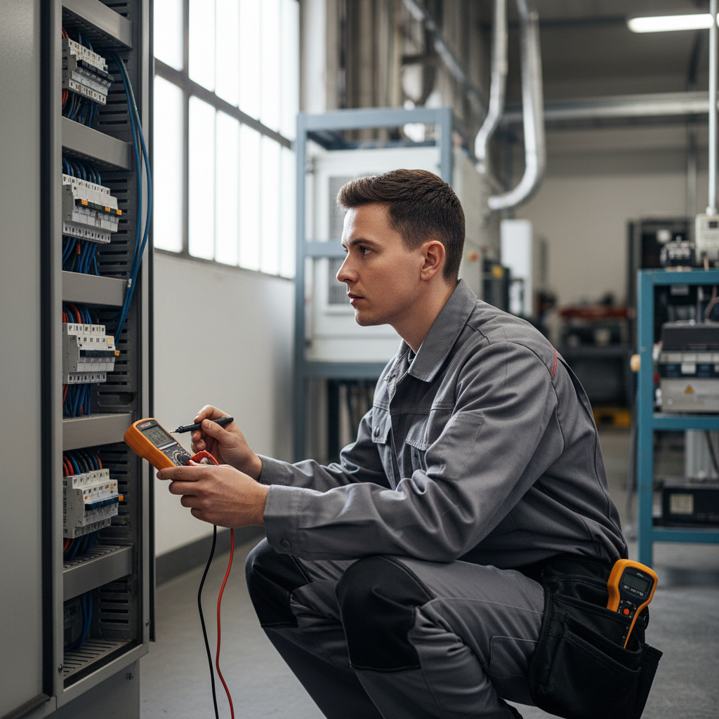 Contrôleur/Contrôleuse de matériel électrique