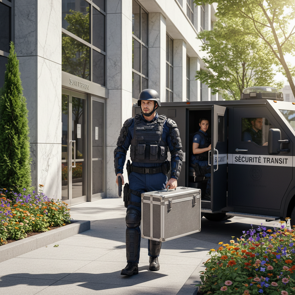 Convoyeur de fonds / Convoyeuse de fonds (Chauffeur déjà listé, ici agent accompagnateur)