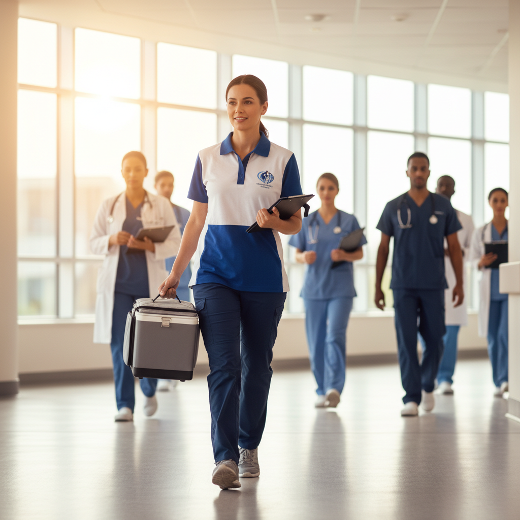 Coursier médical / Coursière médicale