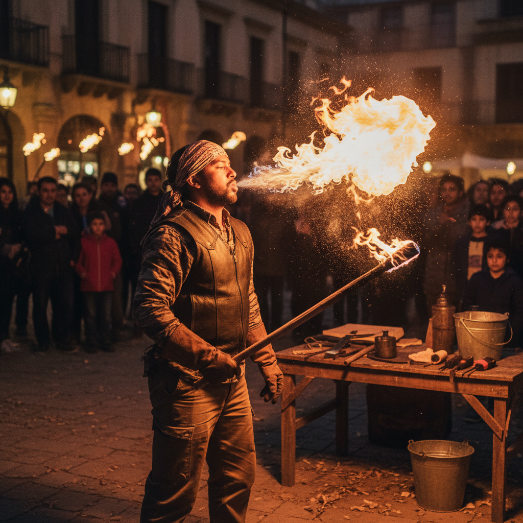 Cracheur·euse de feu