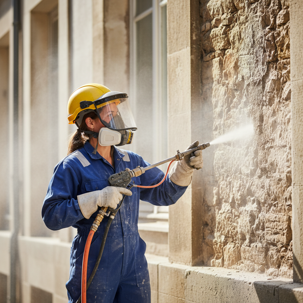 Décapeur de façades (Sablage/Gommage) / Décapeuse de façades