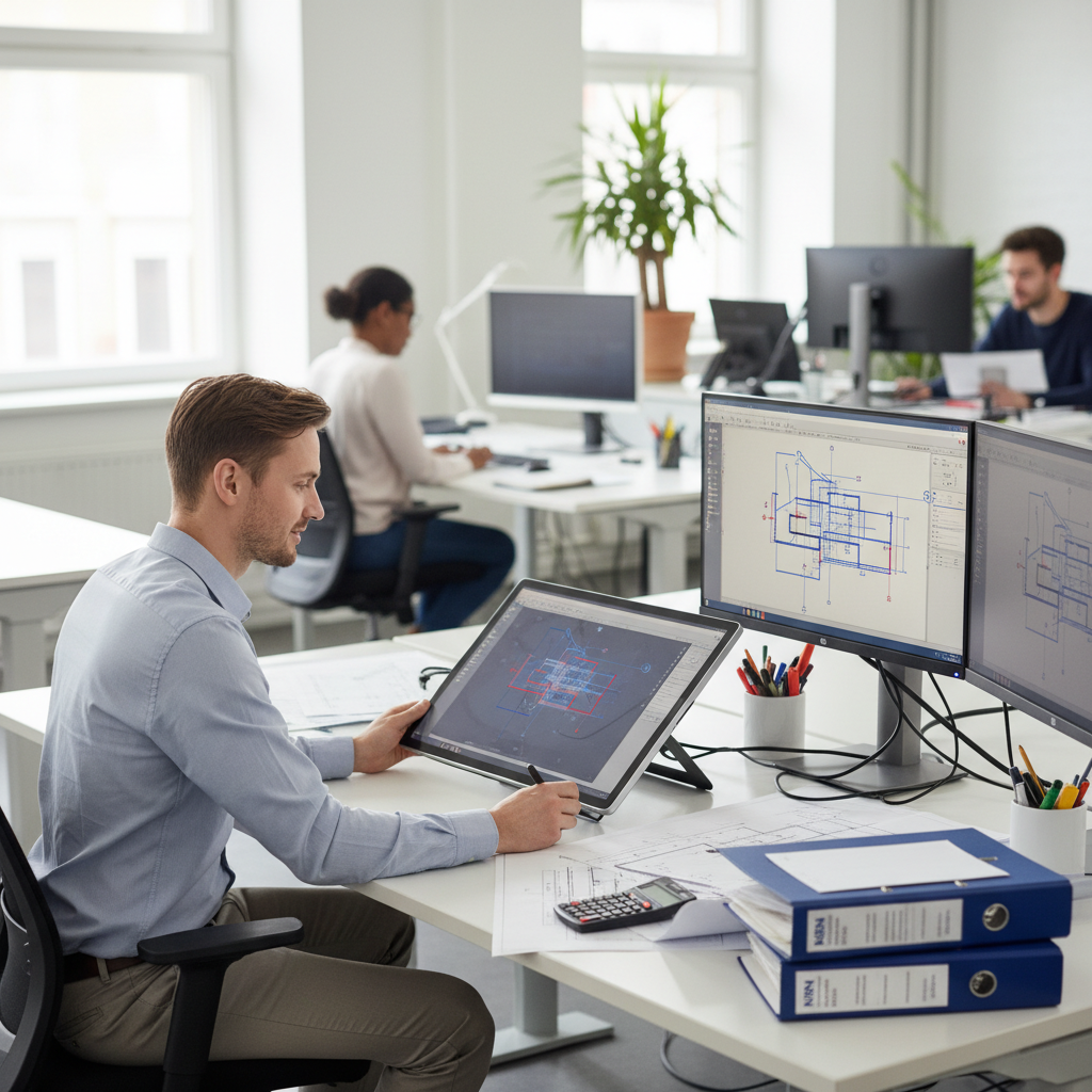 Dessinateur·rice en électricité