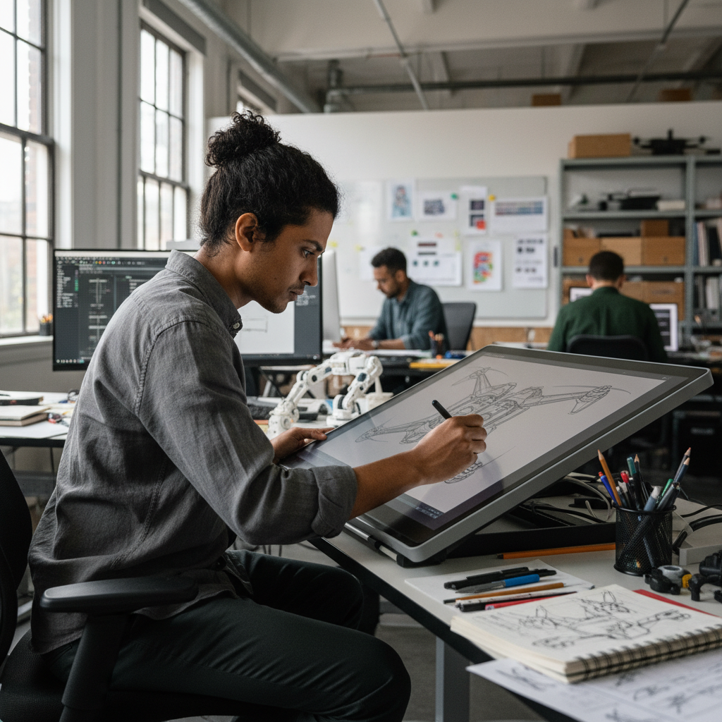 Dessinateur·rice industriel·le