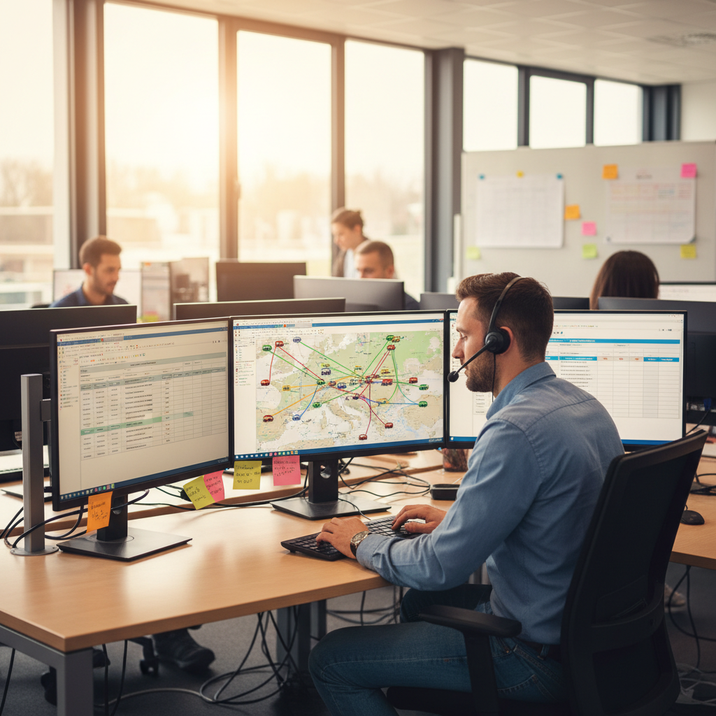 Dispatcheur routier / Dispatcheuse routière (Exploitant transport)