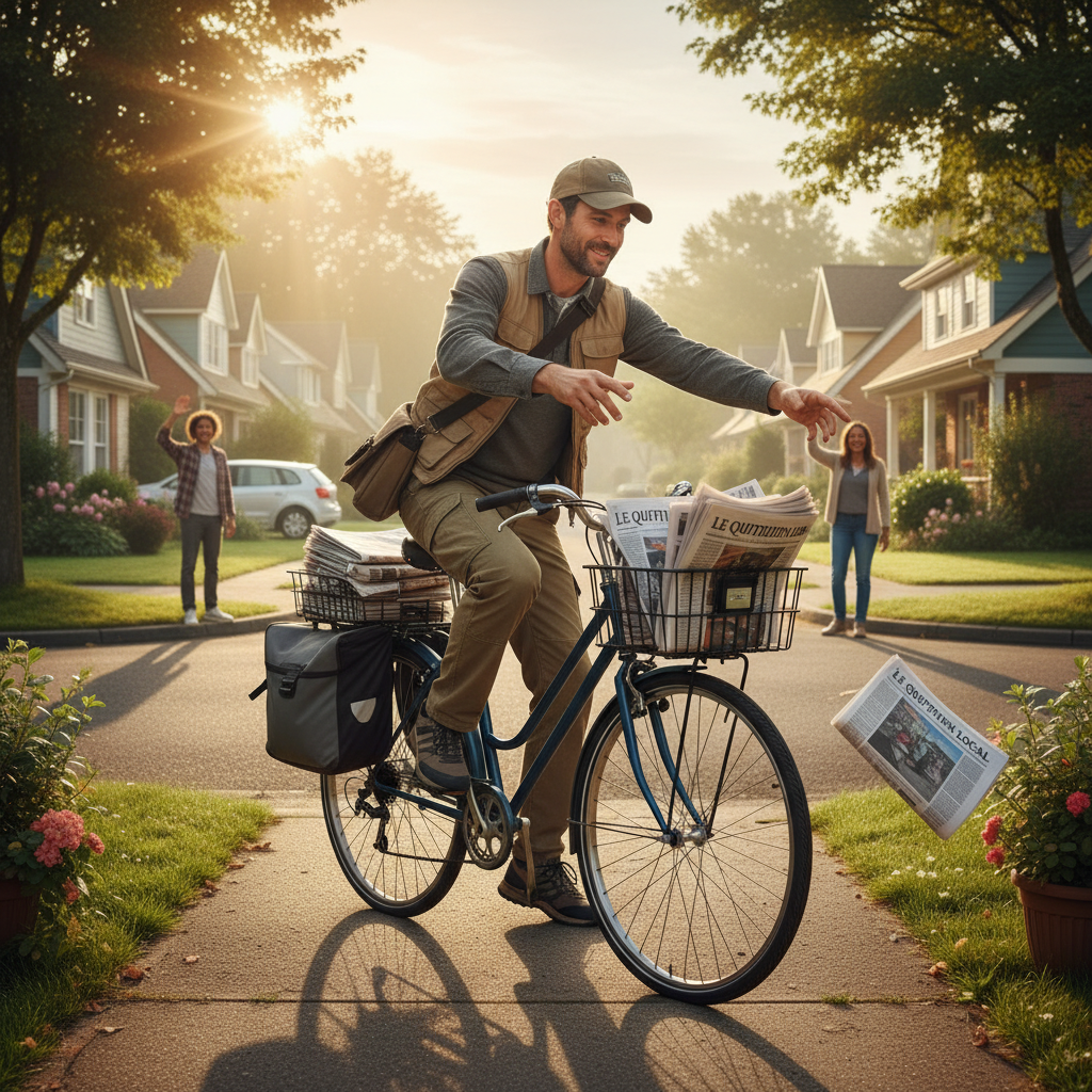 Distributeur de journaux / Distributrice de journaux