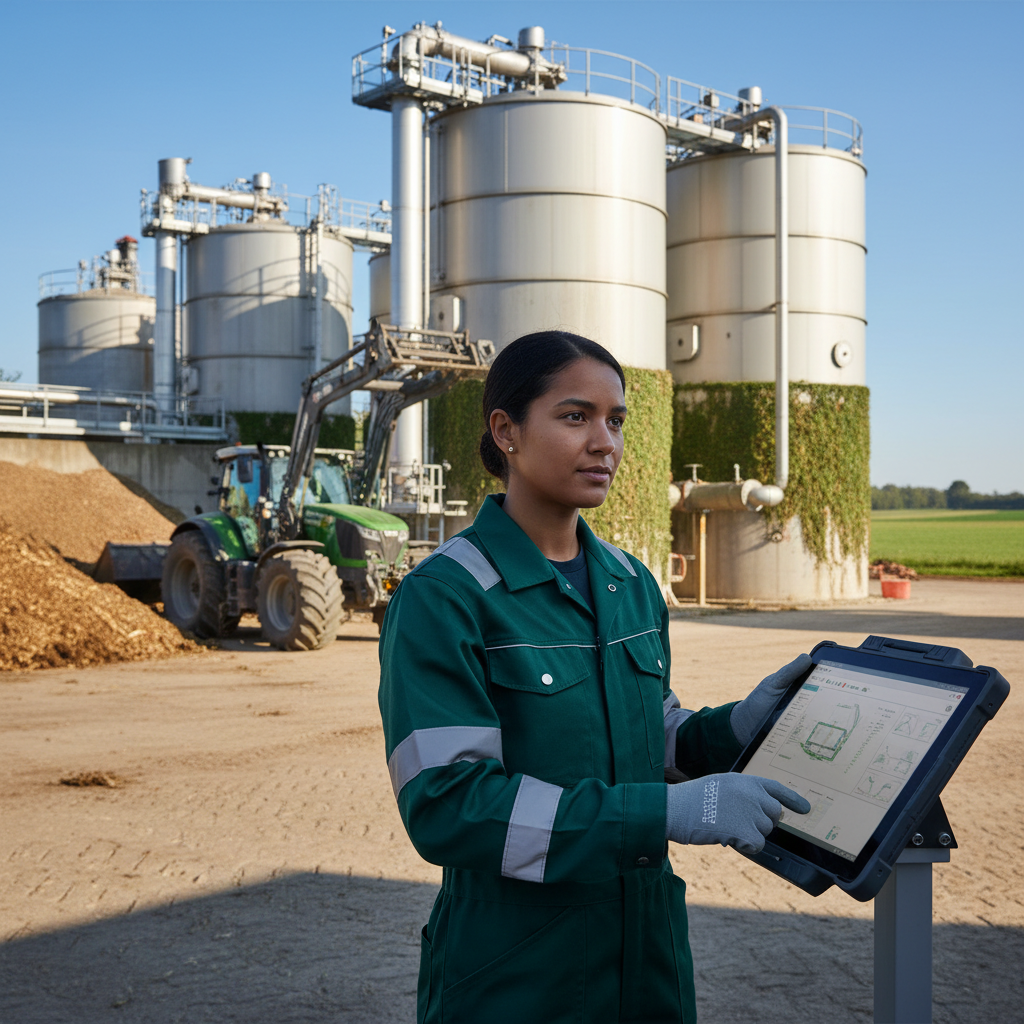 Exploitant·e agricole en biométhanisation
