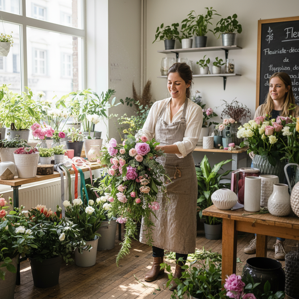 Fleuriste-décorateur / Fleuriste-décoratrice (Distinct du simple fleuriste)