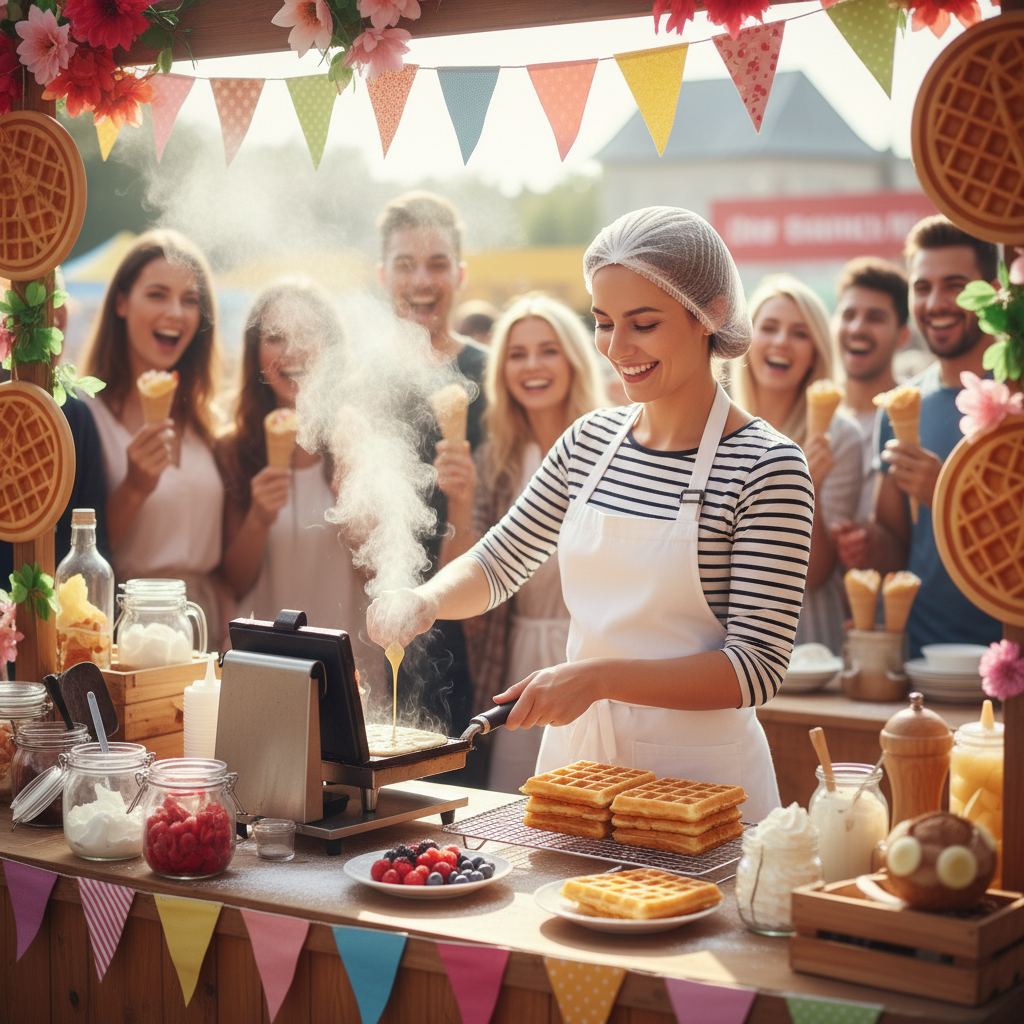 Gaufrier / Gaufrière (Spécifique stand/foire)