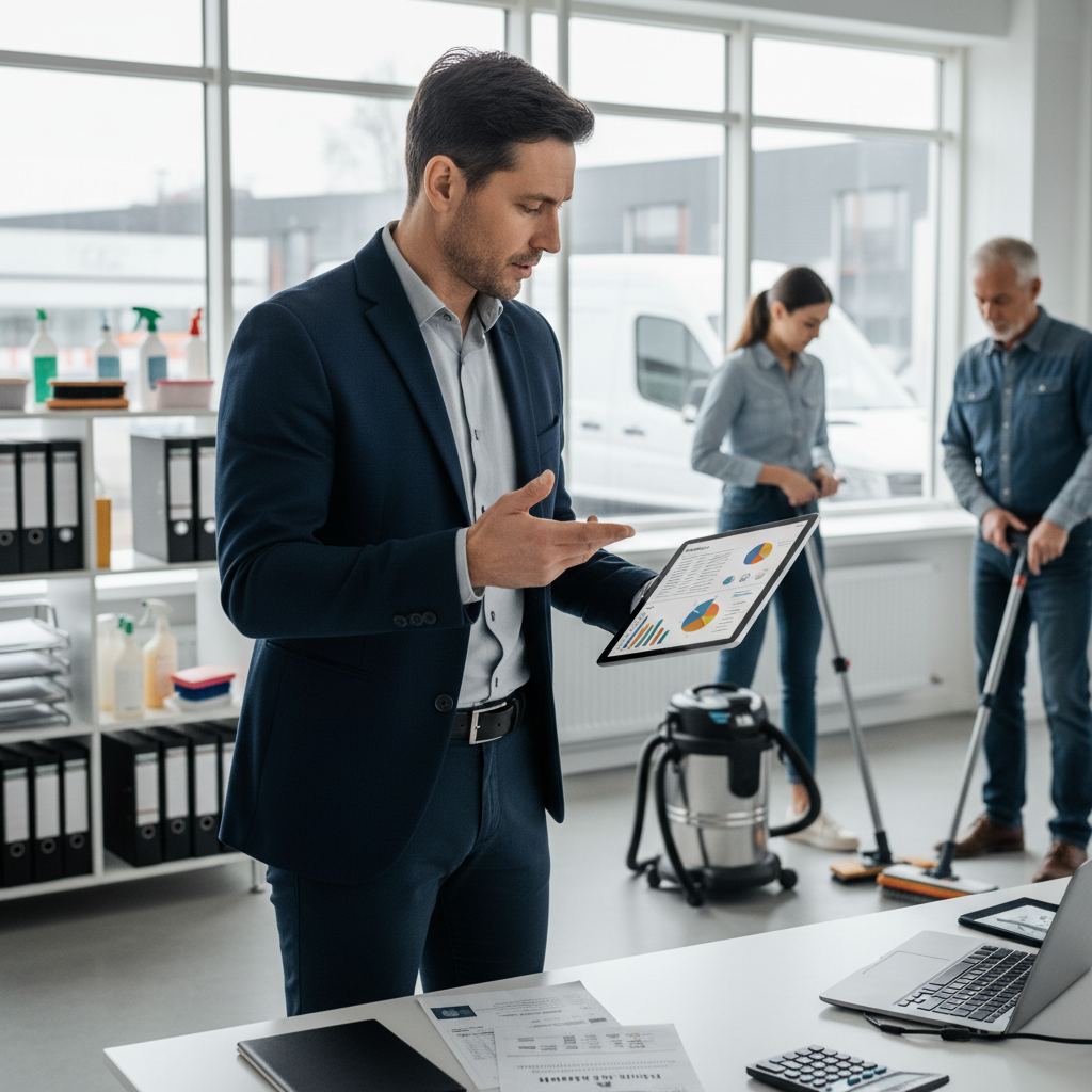 Gérant·e d'une société de nettoyage