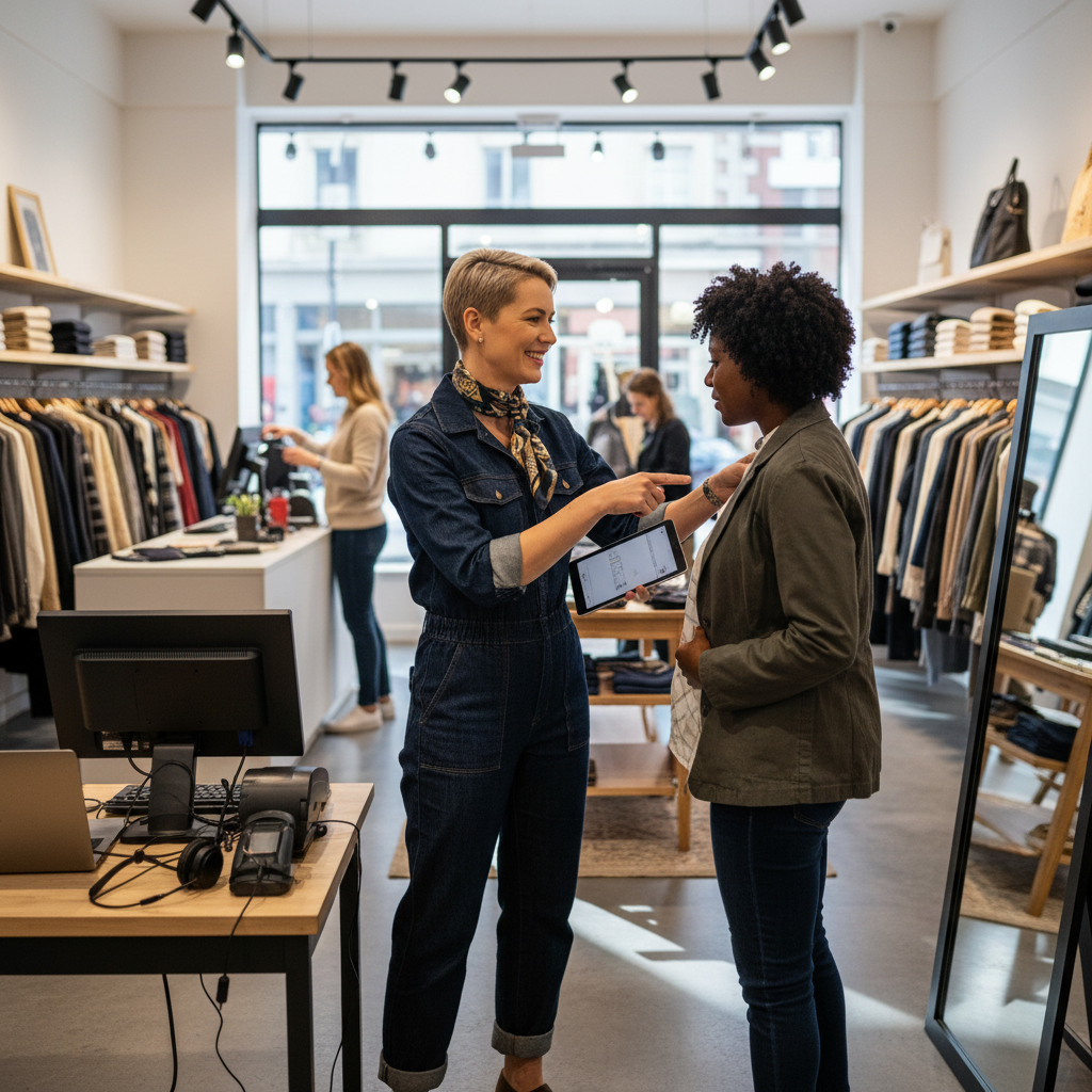 Gérant·e de boutique de vêtements