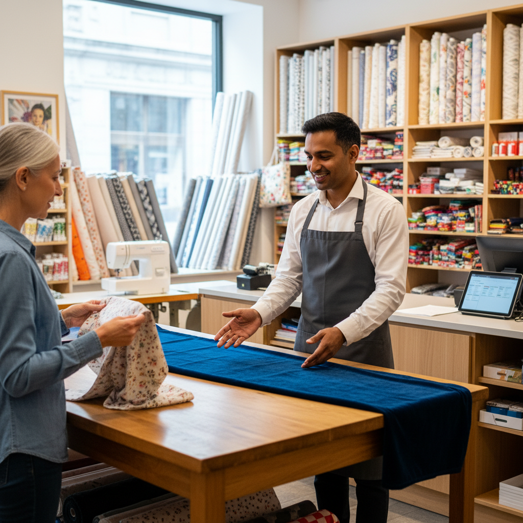 Gérant·e de magasin de tissus