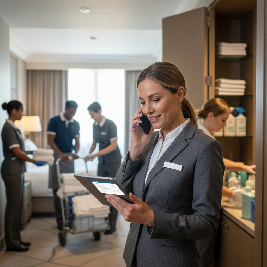 Gouvernant·e en établissement hôtelier