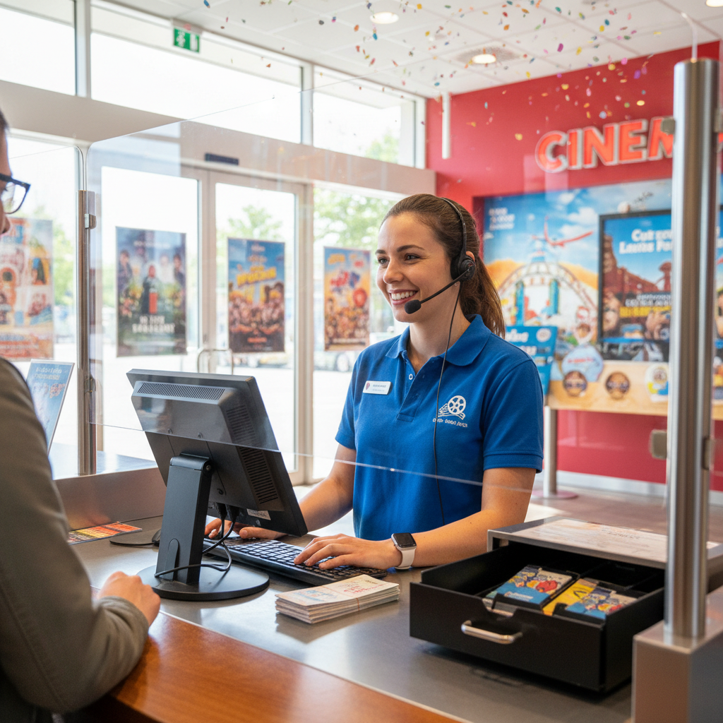 Guichetier billetterie (Cinéma/Parc) / Guichetière billetterie