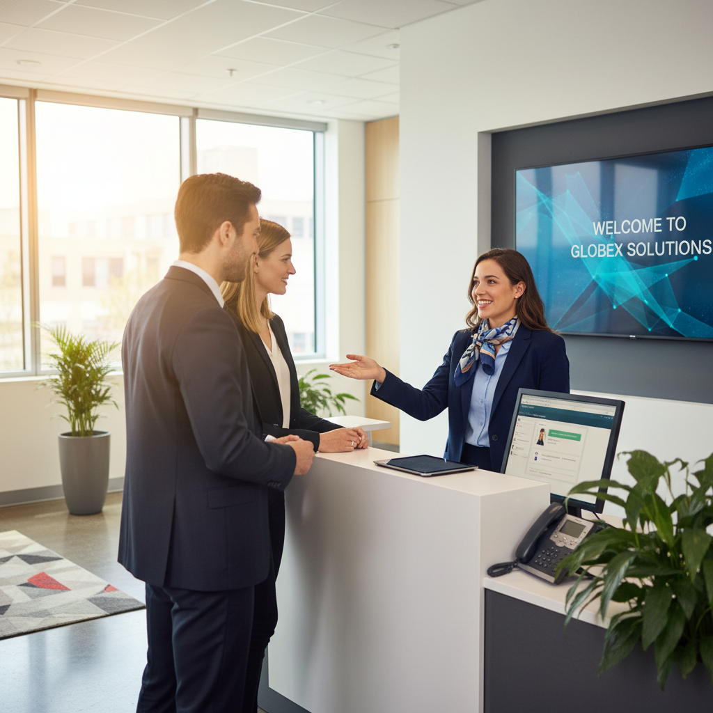 Hôte d'accueil en entreprise / Hôtesse d'accueil en entreprise