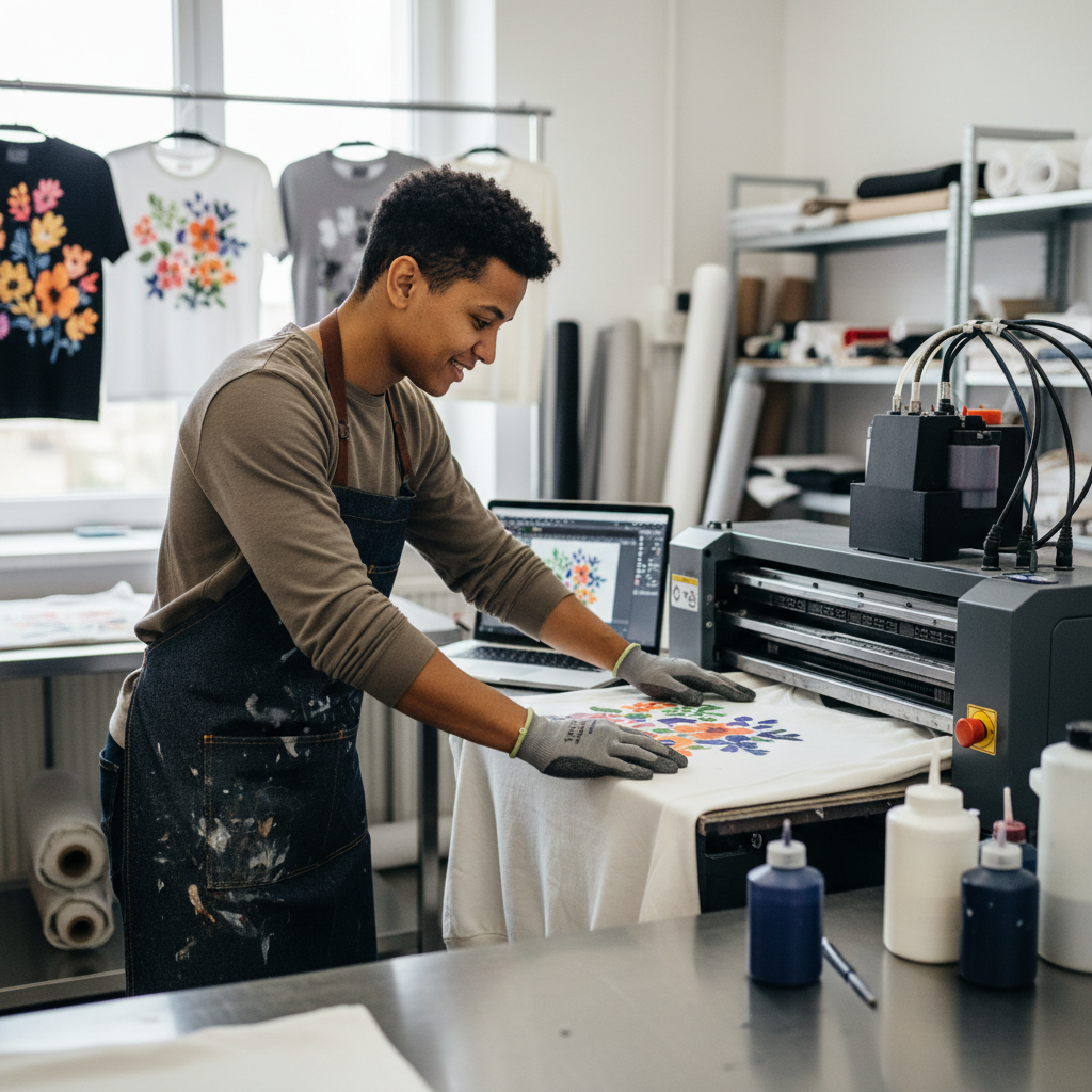 Imprimeur·euse sur textile